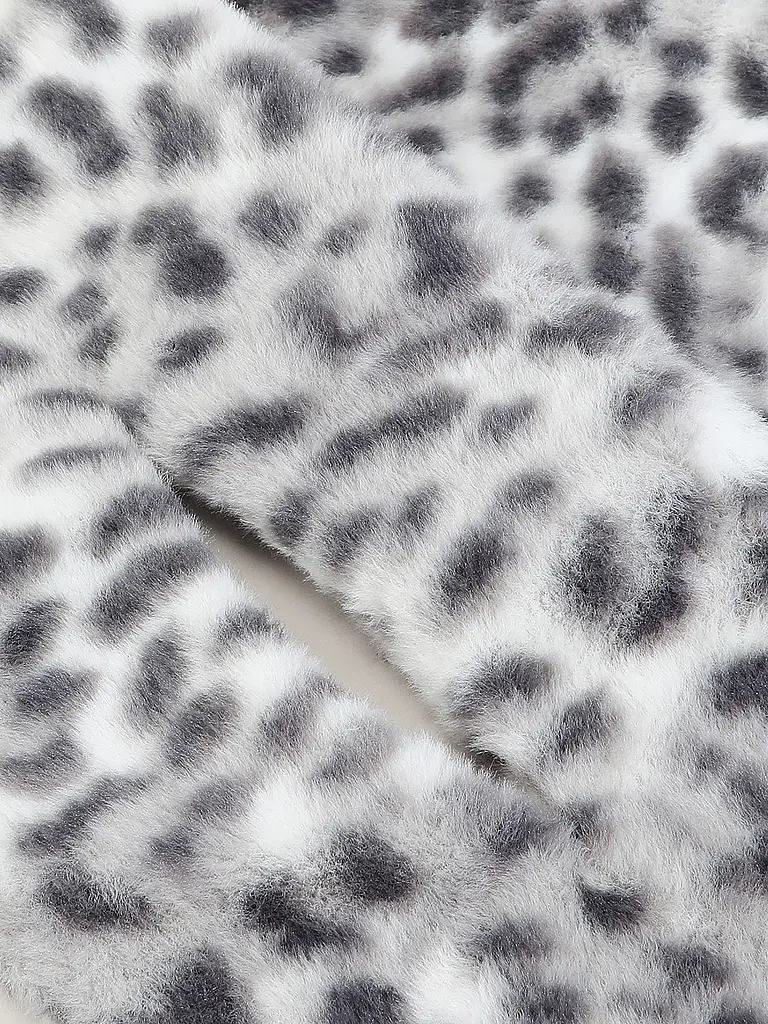 MONARI | Sciarpa effetto pelliccia | Grigio chiaro