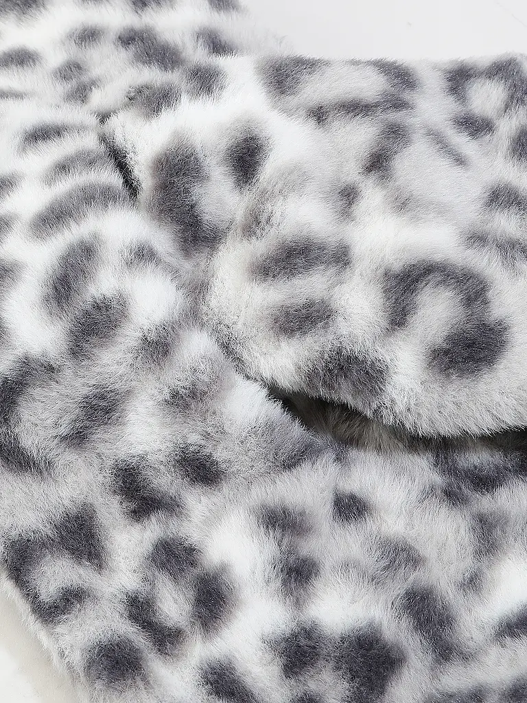 MONARI | Sciarpa effetto pelliccia | Grigio chiaro