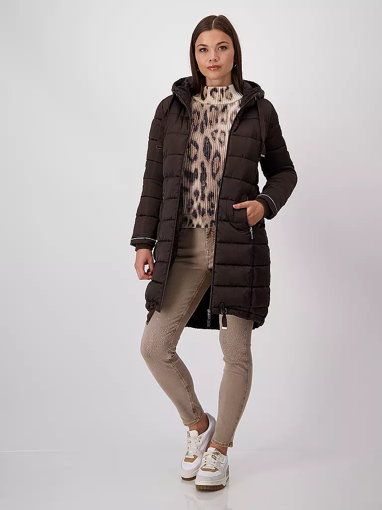 MONARI | Steppmantel  | Marrone