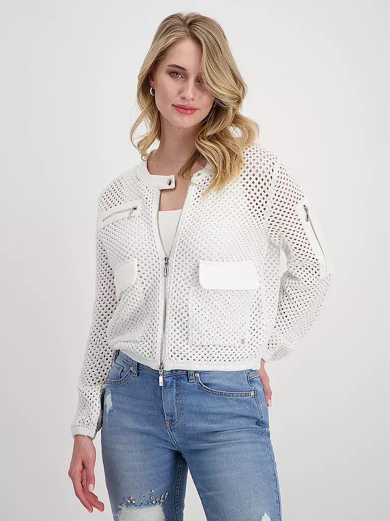 MONARI | Strickjacke | Crema