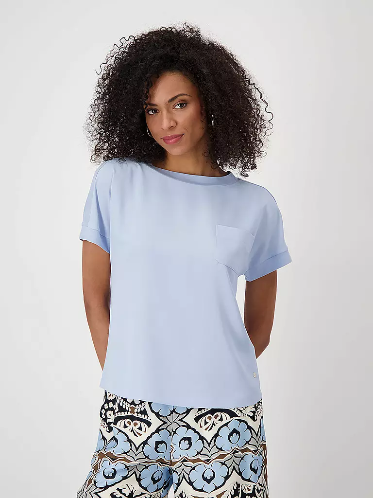 MONARI | T-Shirt  | Blu chiaro
