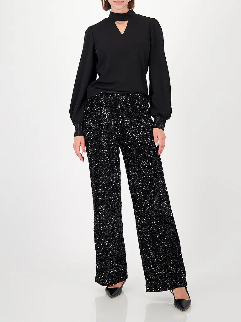 MONARI | T-shirt a maniche lunghe | Nero