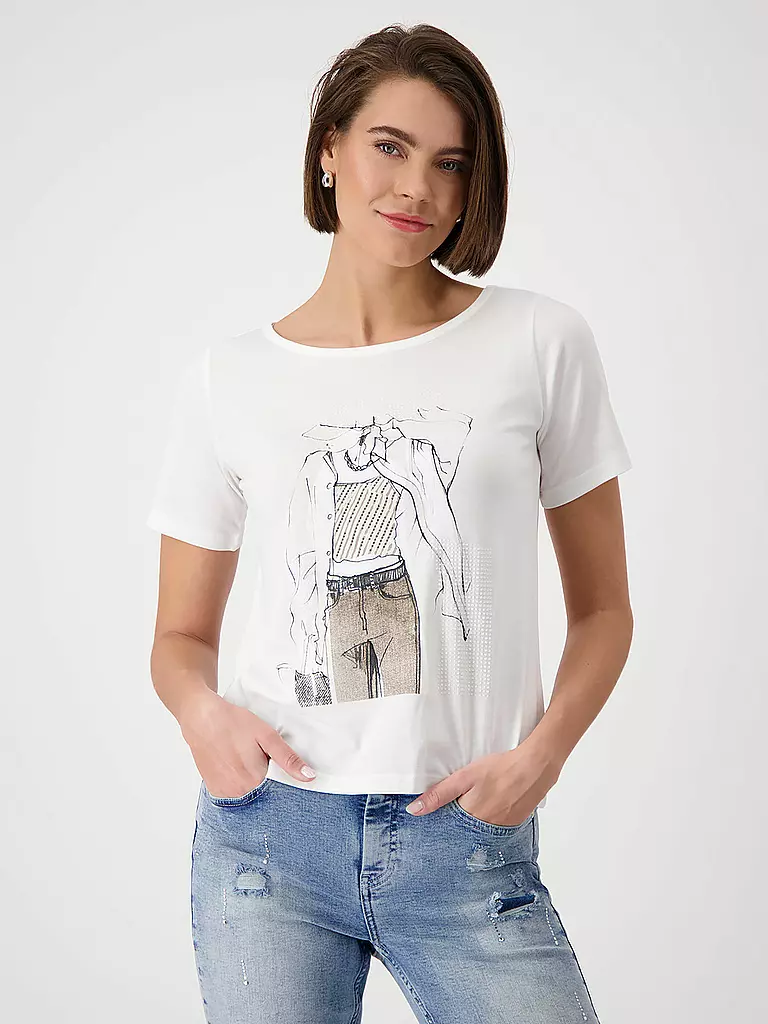 MONARI | T-Shirt | Crema