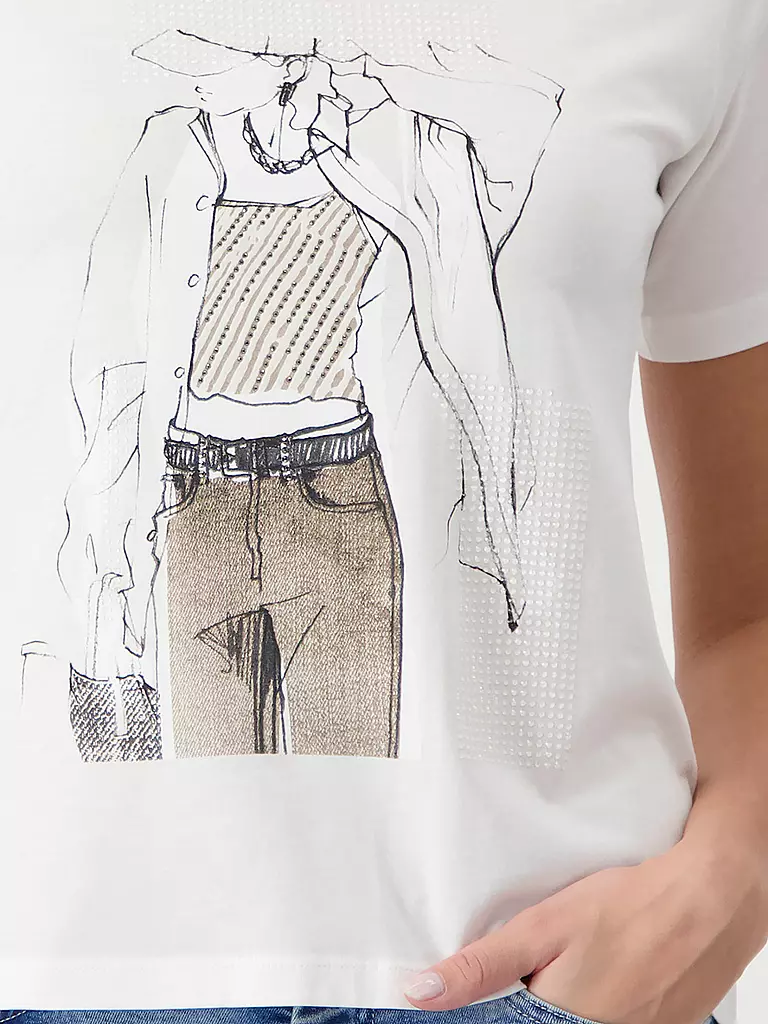 MONARI | T-Shirt | Crema