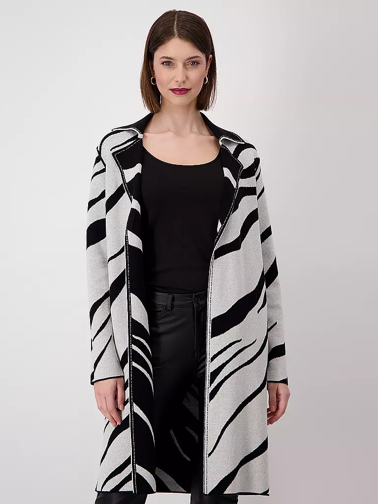 MONARI | Wende Strickjacke | Crema