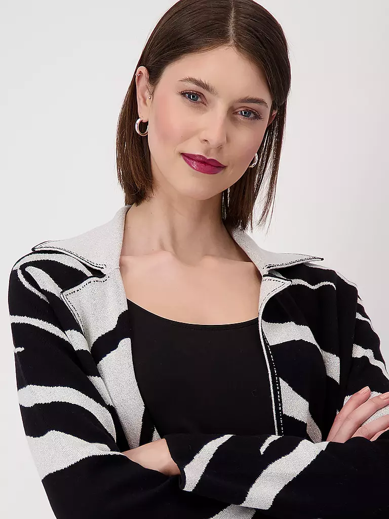 MONARI | Wende Strickjacke | Crema