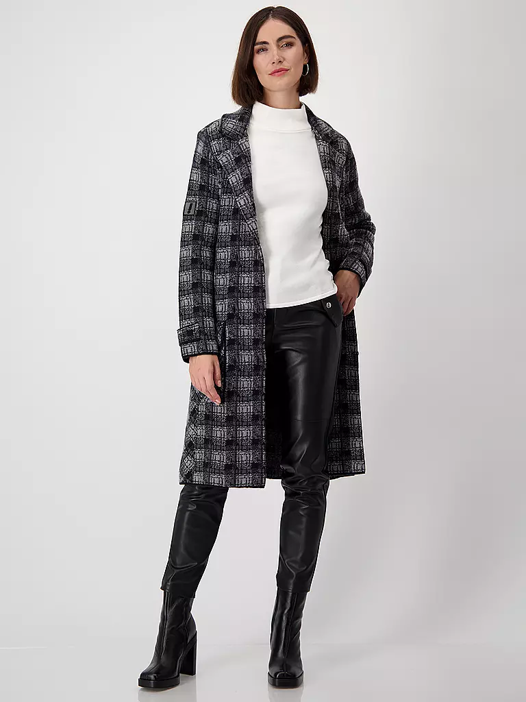 MONARI | Wollmantel | Nero