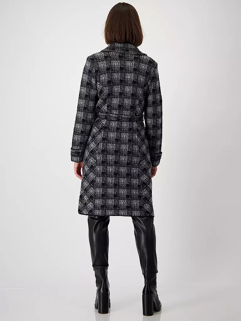 MONARI | Wollmantel | Nero