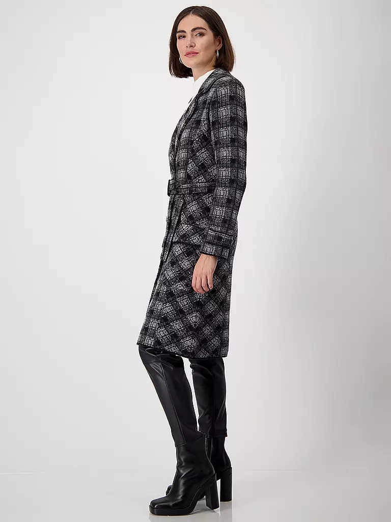 MONARI | Wollmantel | Nero