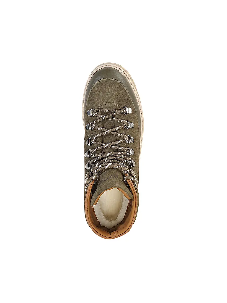 MONO | Stivaletti stringati CORE CAP | Oliva