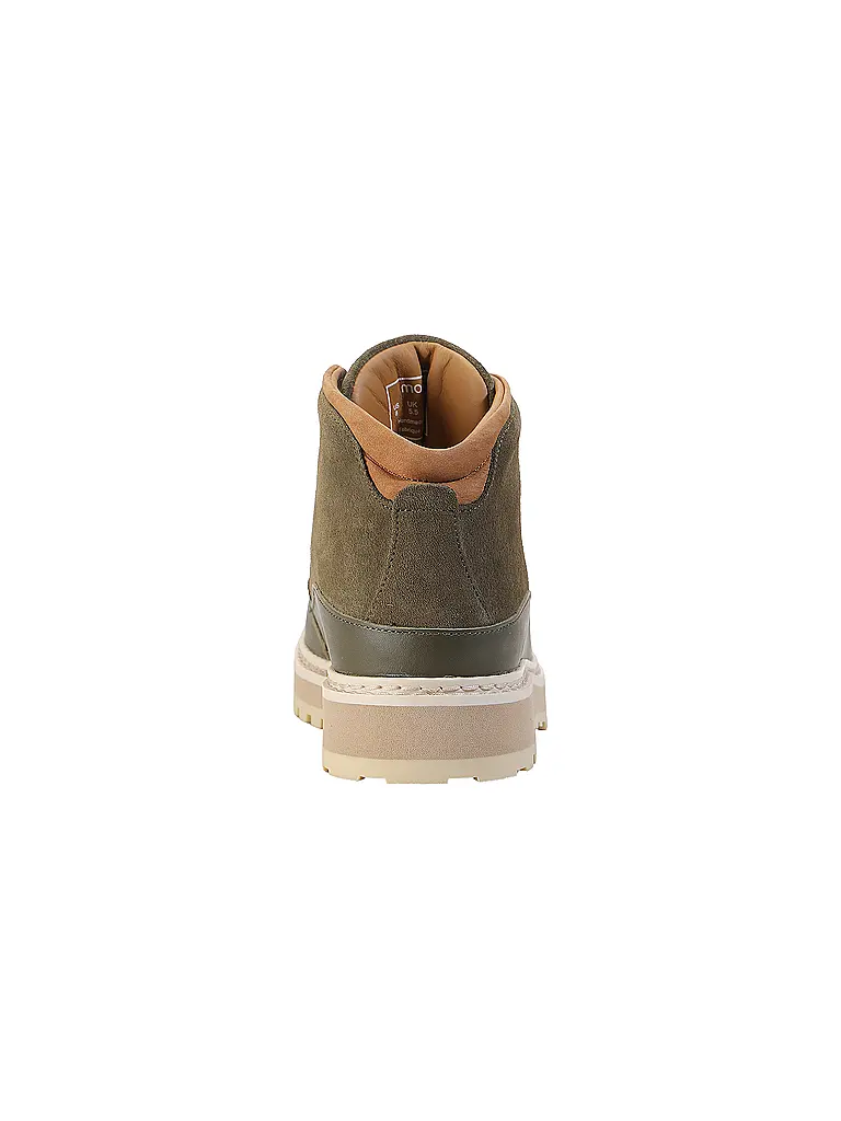 MONO | Stivaletti stringati CORE CAP | Oliva