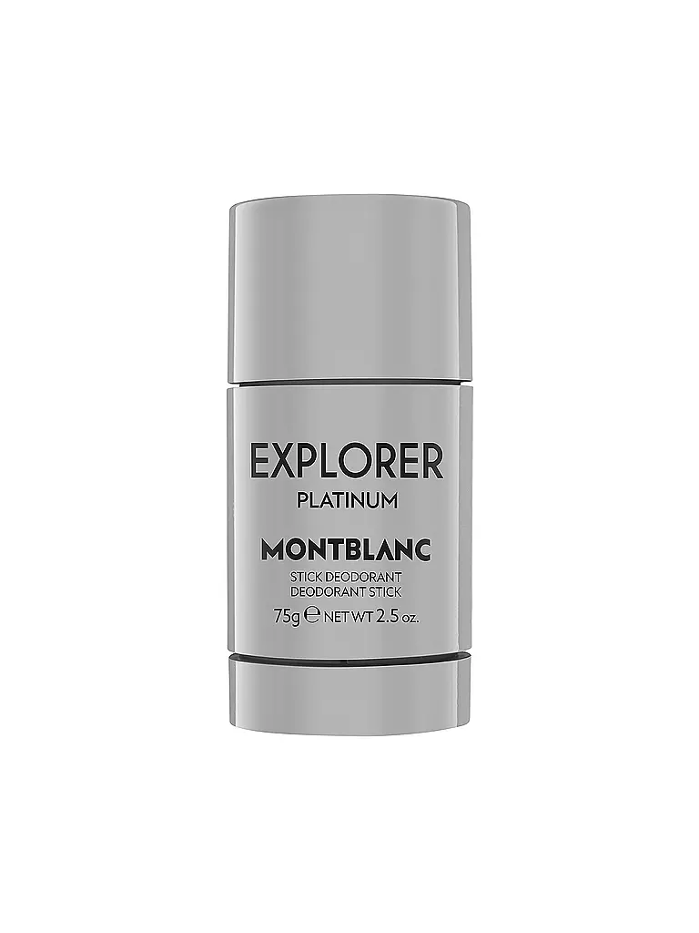 MONT BLANC | Explorer Platinum Deodorant Stick 75g | Senza colore