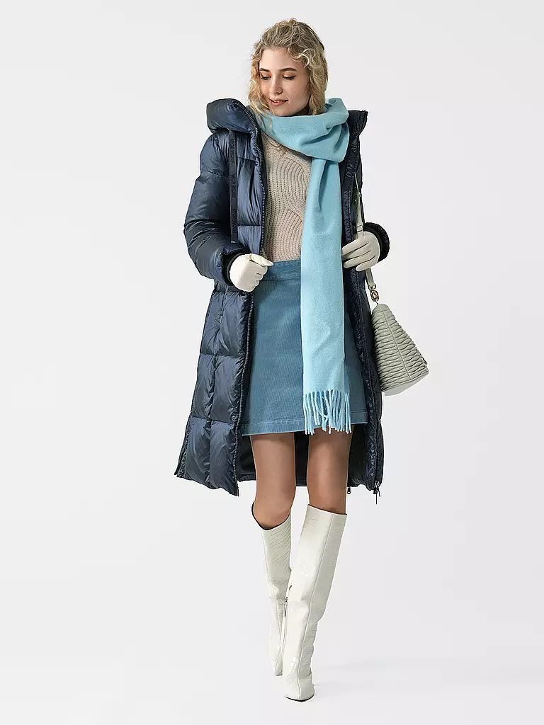 MOS MOSH | Daunensteppmantel MMNOVA | Blu scuro