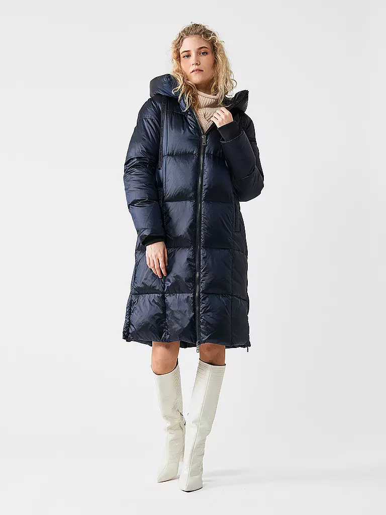 MOS MOSH | Daunensteppmantel MMNOVA | Blu scuro