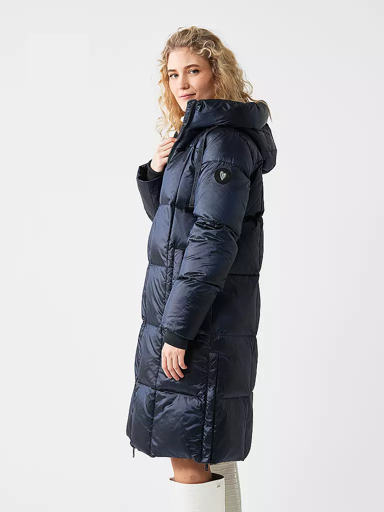 MOS MOSH | Daunensteppmantel MMNOVA | Blu scuro