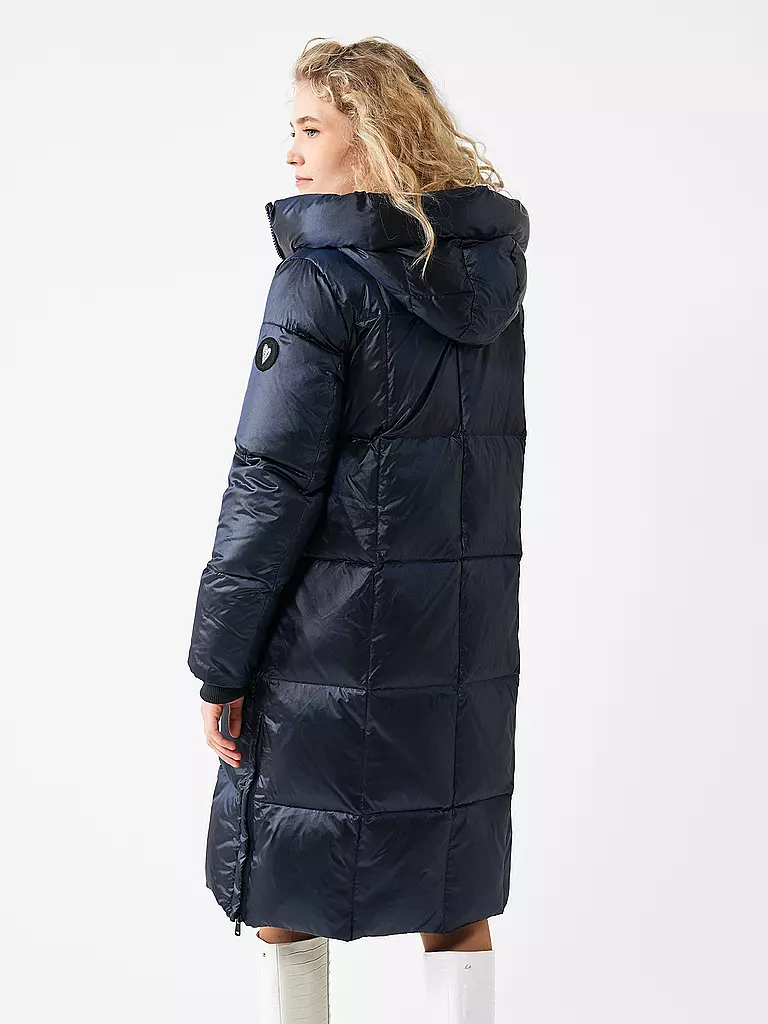 MOS MOSH | Daunensteppmantel MMNOVA | Blu scuro