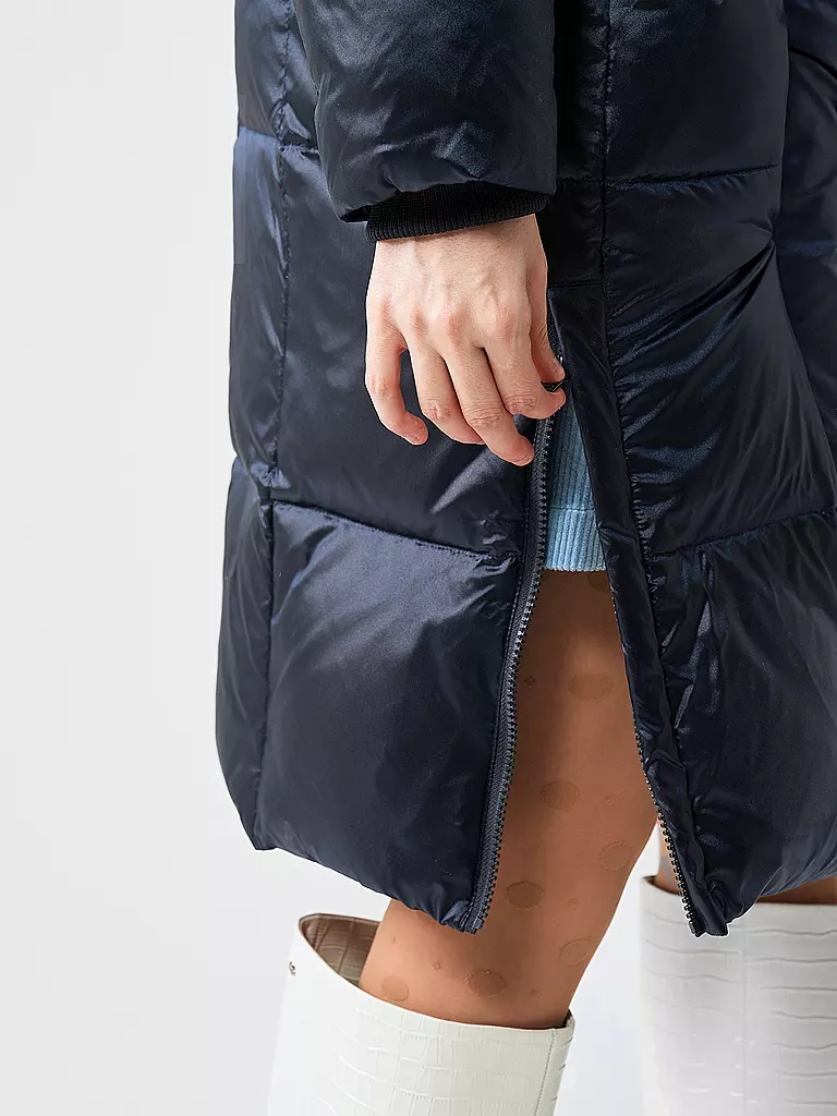 MOS MOSH | Daunensteppmantel MMNOVA | Blu scuro