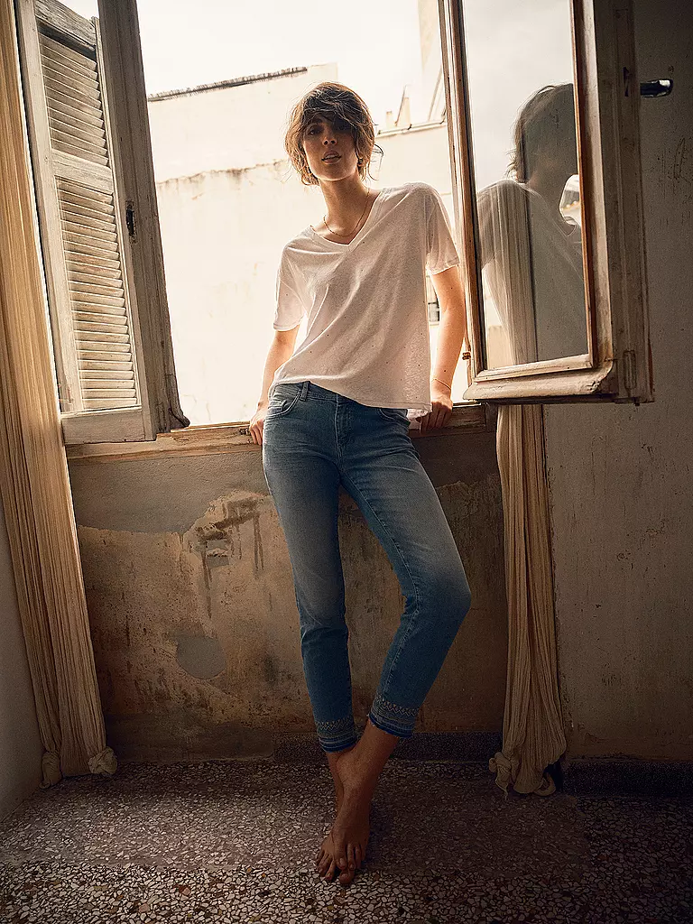 MOS MOSH | Jeans Slim Fit 7/8 SUMNER DIVA  | Blu chiaro