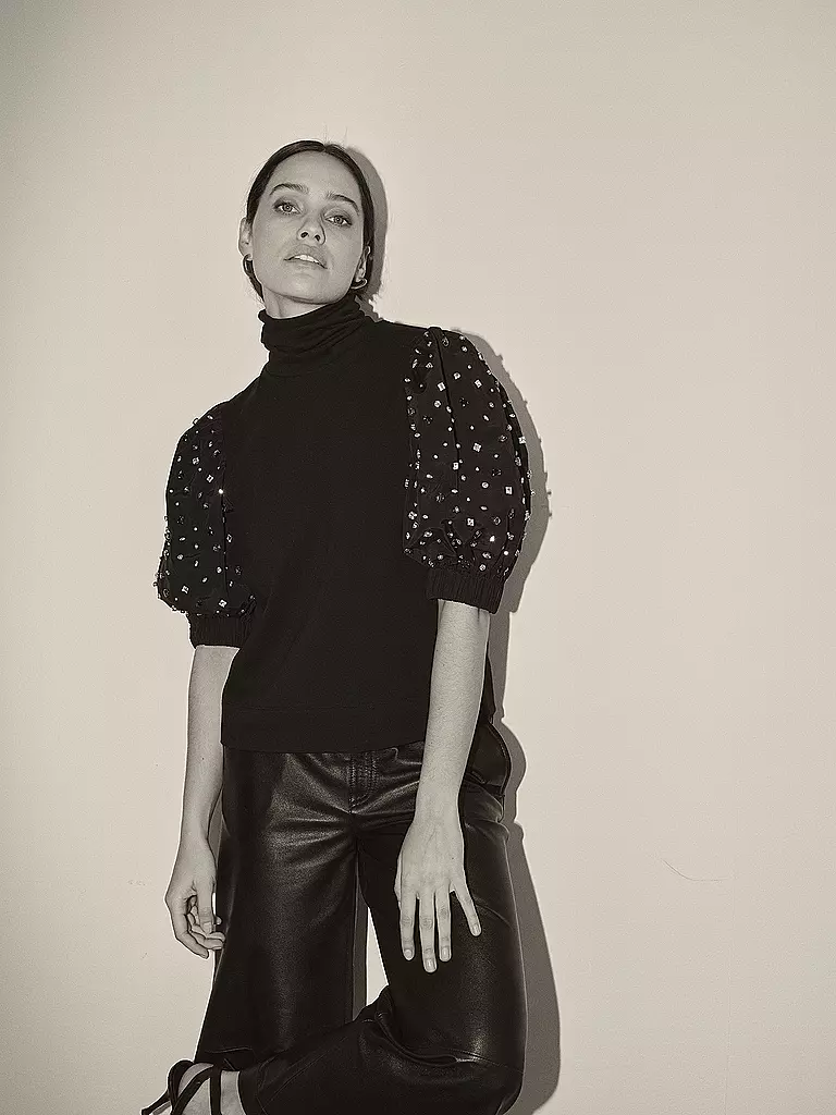 MOS MOSH | Lederhose MMGAZY | Nero