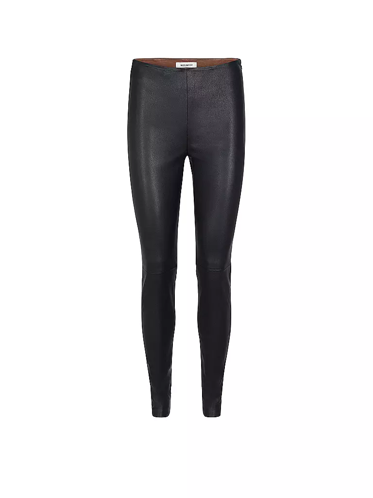 MOS MOSH | Lederleggings MMLUCILLE | Nero