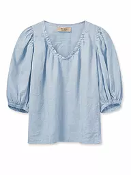 MOS MOSH | Leinenbluse MMTAISSA | Blu chiaro