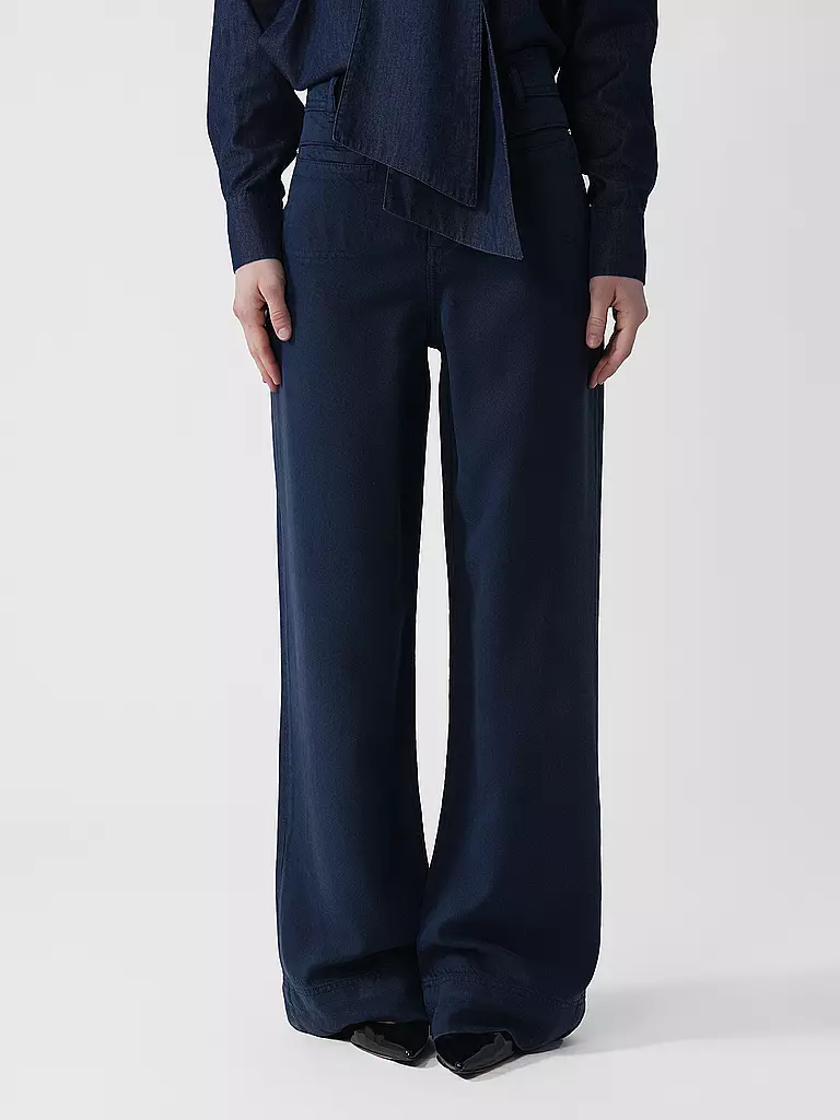 MOS MOSH | Marlenehose MMSOEY | Blu scuro