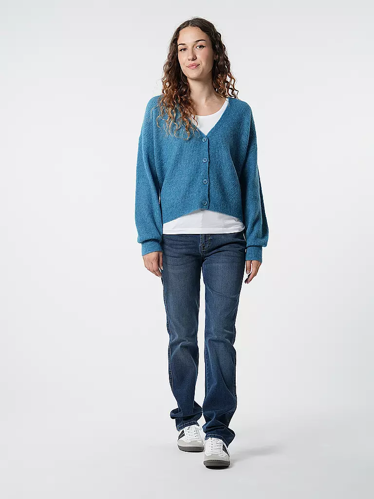 MOS MOSH | Strickjacke MMTHORAV | Blu chiaro