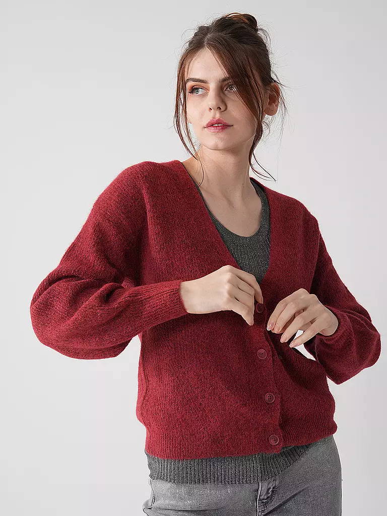 MOS MOSH | Strickjacke MMTHORAV | Rosso