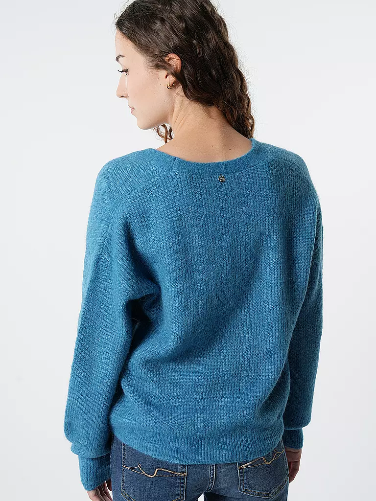 MOS MOSH | Strickjacke MMTHORAV | Blu chiaro
