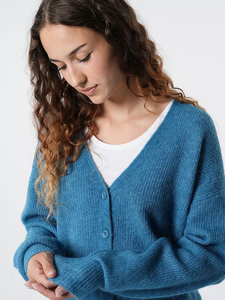 MOS MOSH | Strickjacke MMTHORAV | Blu chiaro