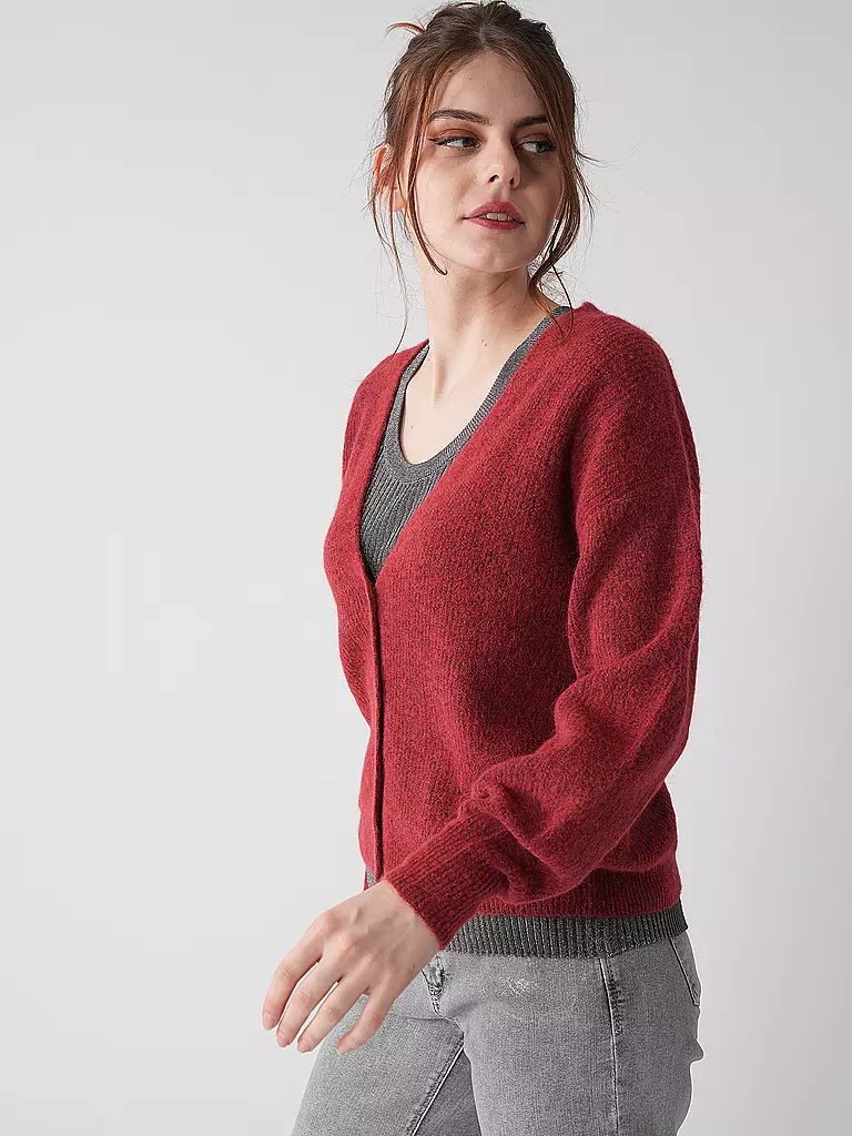 MOS MOSH | Strickjacke MMTHORAV | Rosso