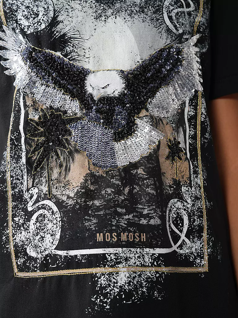 MOS MOSH | T-Shirt MMELLI | Nero