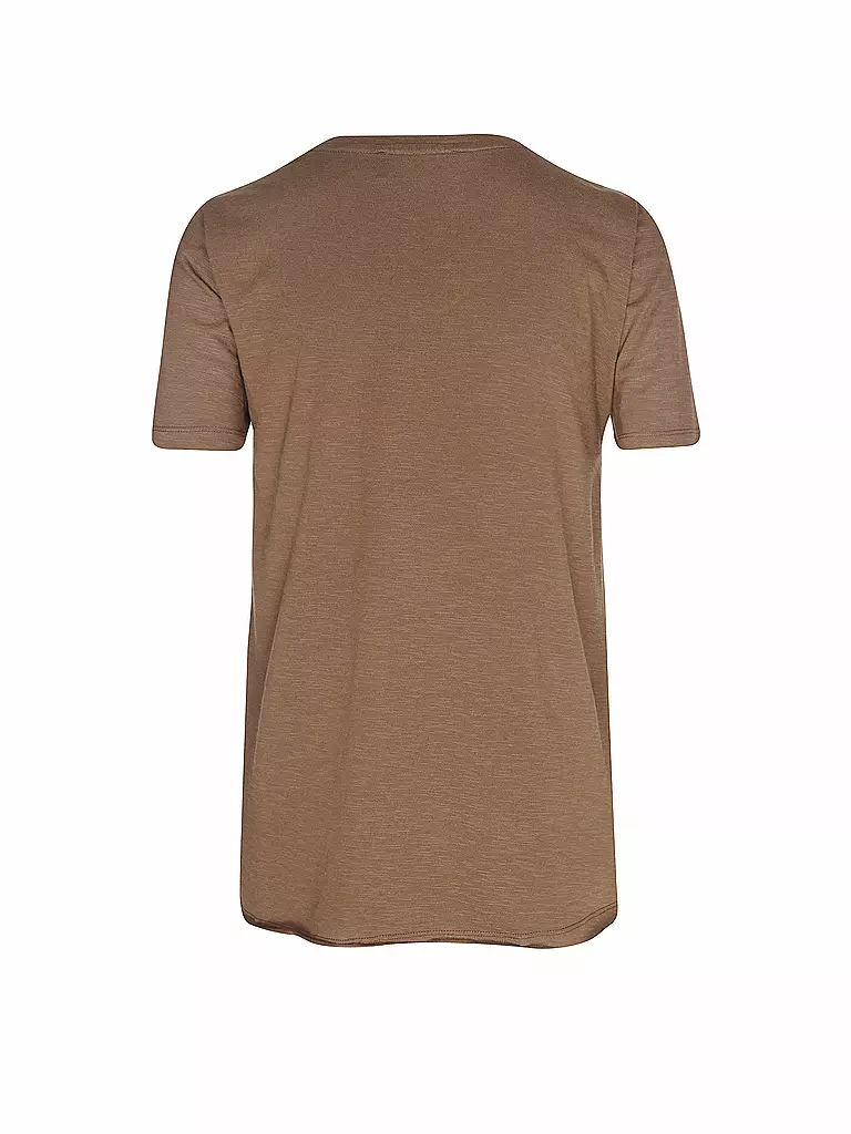 MOS MOSH | T-Shirt MMGETHIO-SSTEE | Marrone chiaro