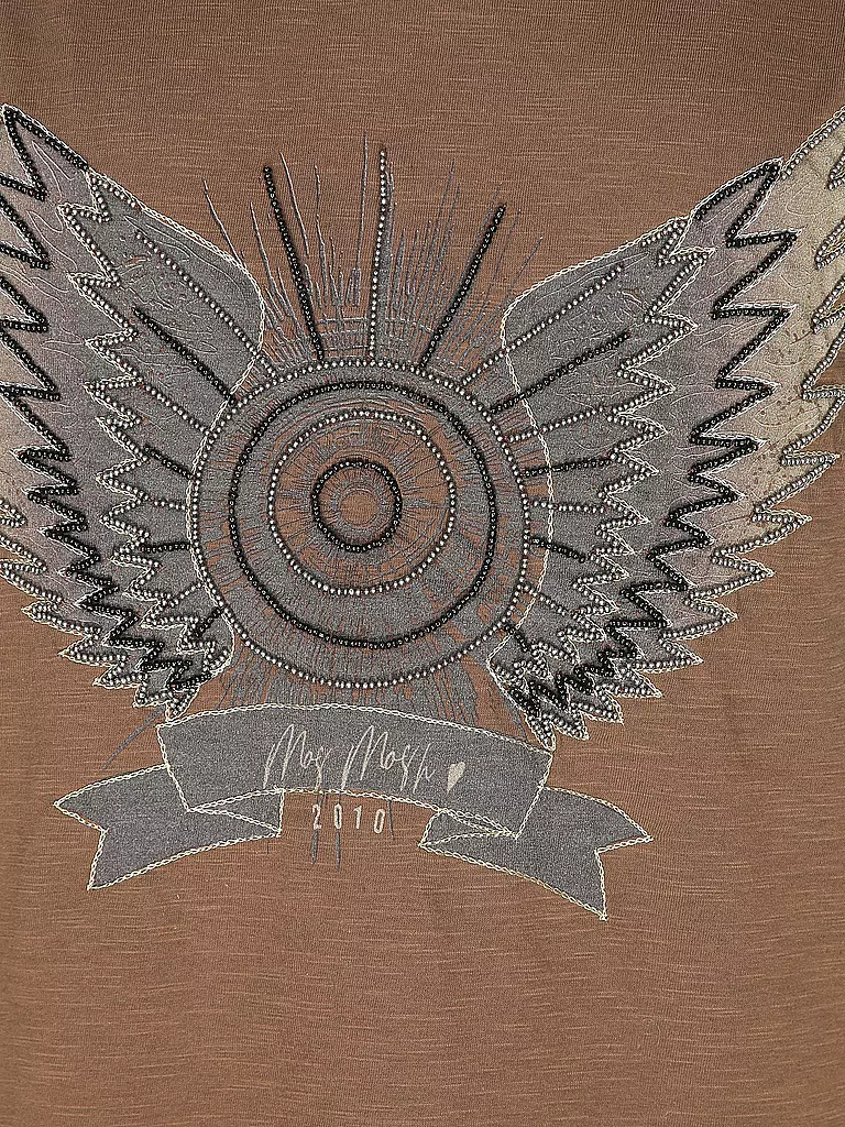MOS MOSH | T-Shirt MMGETHIO-SSTEE | Marrone chiaro