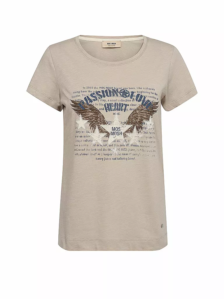 MOS MOSH | T-Shirt MMZIBBY | Beige