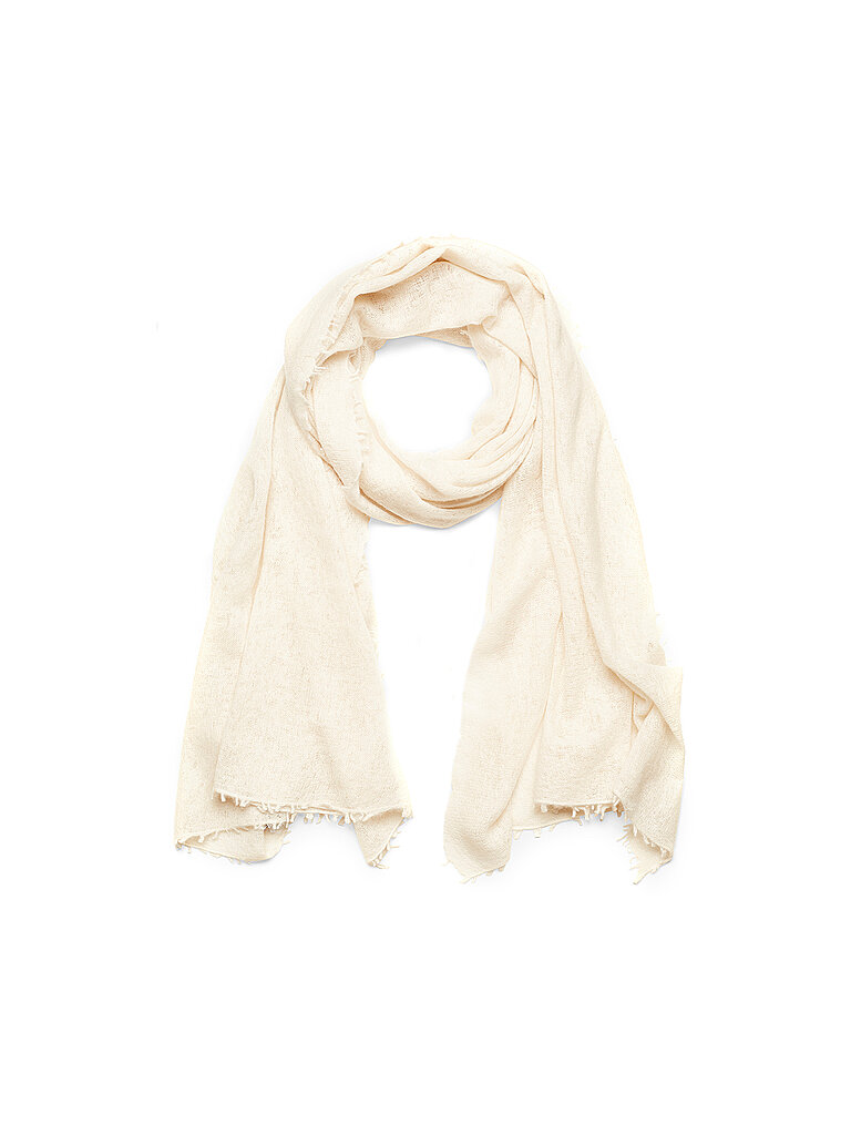 Mouleta Sciarpa in cashmere crema