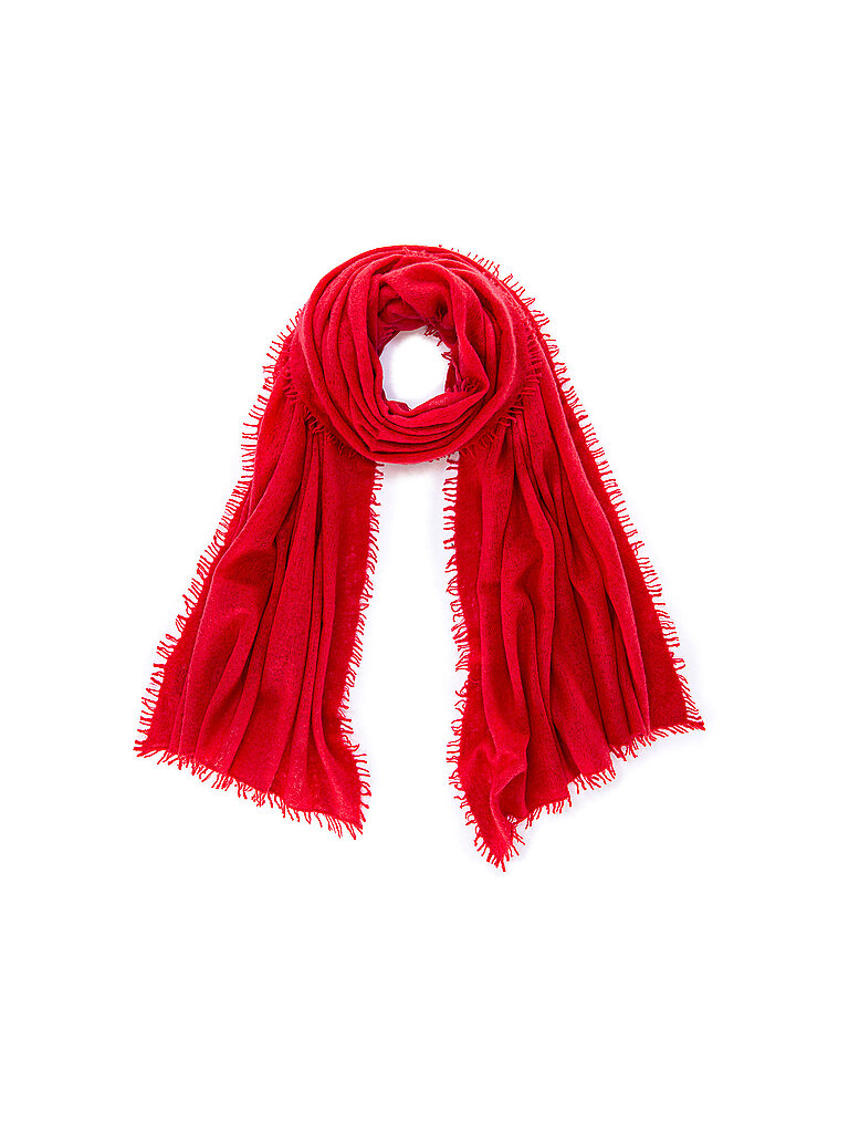 Mouleta Sciarpa in cashmere rosso