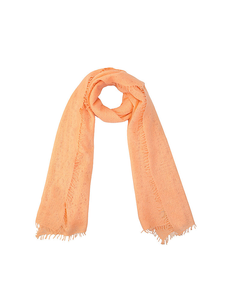 Mouleta Sciarpa in cashmere corallo