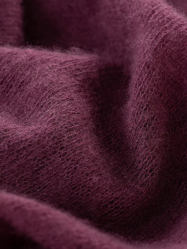 MOULETA | Sciarpa in cashmere | Rosso scuro