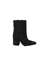 MSGM | Stivali effetto pelliccia | Nero