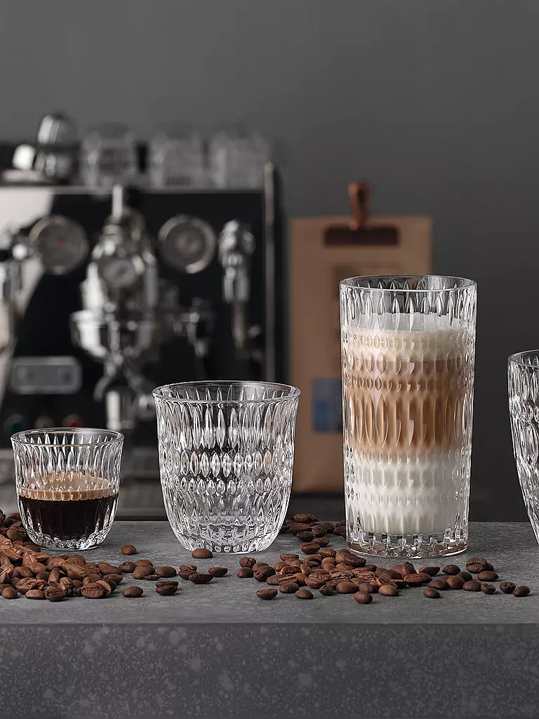 NACHTMANN | Set di 2 bicchieri da cappuccino Flat White ETHNO Barista 235ml | 