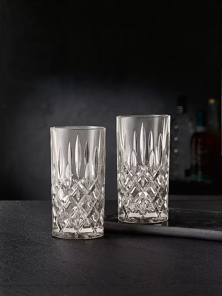 NACHTMANN | Set di 2 bicchieri da long drink NOBLESSE FRESH COLORS Taupe | Grigio chiaro