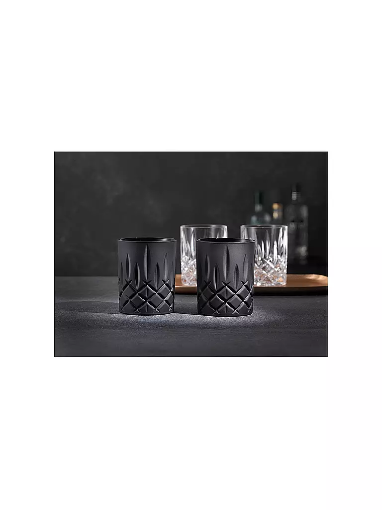 NACHTMANN | Set di 2 bicchieri da whisky 295 ml BLACK EDITION NOBLESSE | 