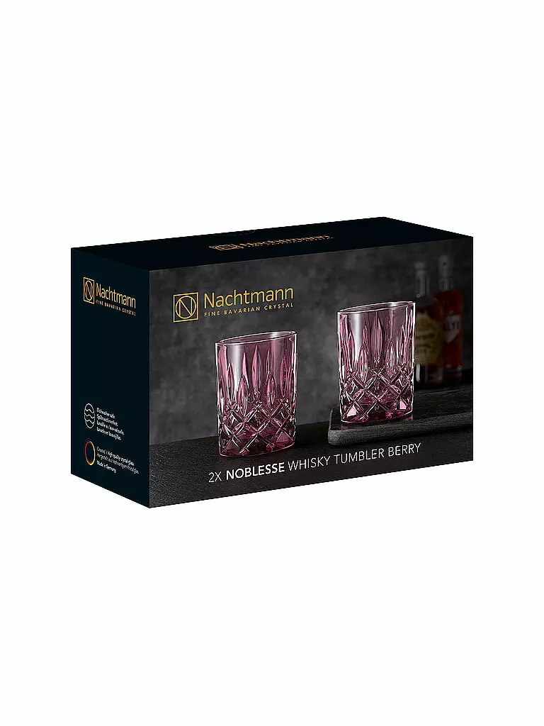 NACHTMANN | Set di 2 bicchieri da whisky Noblesse Berry 295 ml | Bacca