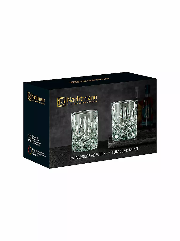 NACHTMANN | Set di 2 bicchieri da whisky Noblesse Mint 295 ml | Menta