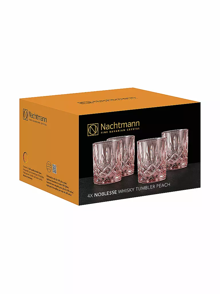 NACHTMANN | Set di 4 bicchieri da whisky NOBLESSE 295ml Peach | 