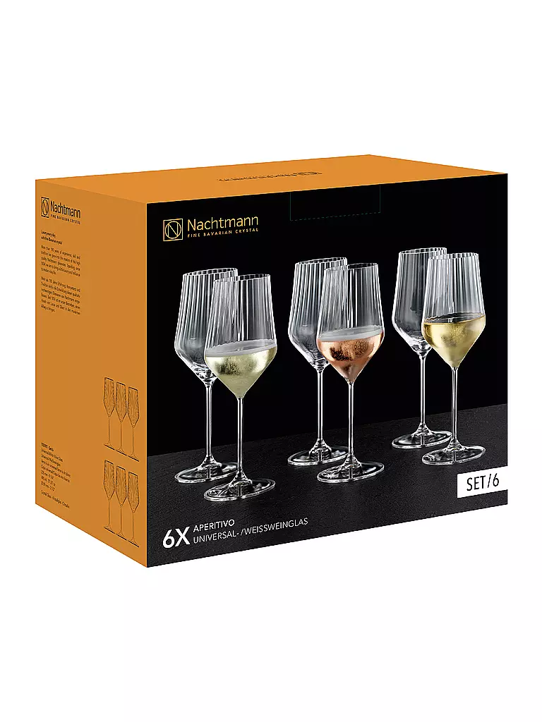 NACHTMANN | Set di 6 bicchieri da vino bianco APERITIVO, 490 ml | 