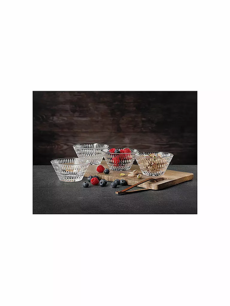 NACHTMANN | Set di ciotole 4 pz. Ethno 11 cm | Trasparente