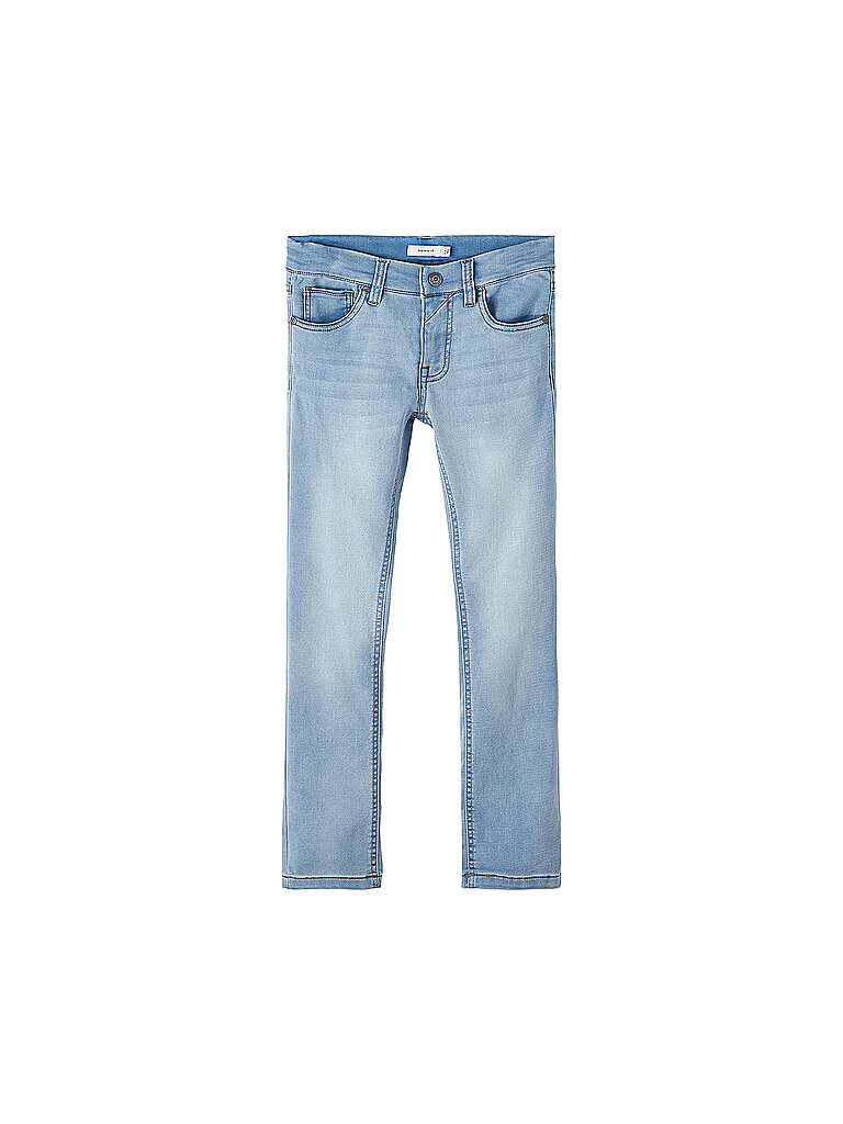 Jeans slim fit NKMTHEO da ragazzo azzurro 128