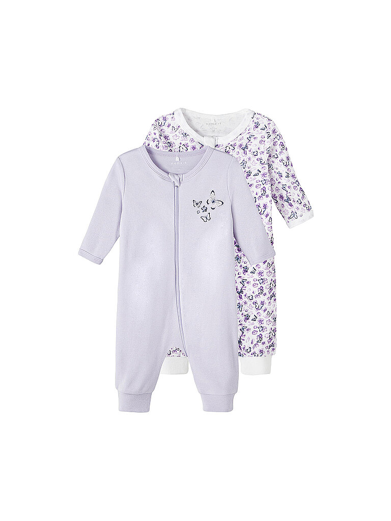 Tutina da notte per neonato, confezione da 2 PURPLE FLOWER viola 68